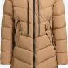 Khujo Manteaux De Mi-saison Manteau Mi-saison Klayd Femme Ocre -Khujo a23e3649c530e4ad70d102dc3b3ab17a