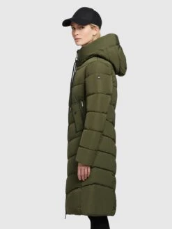 Khujo Manteaux De Mi-saison Manteau Mi-saison Klayd Femme Olive -Khujo a23f34cb0b6bc72b4fcc9d8234ca520e