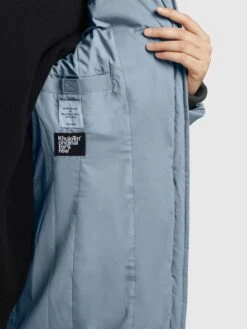 Khujo Manteaux Dhiver Manteau D’hiver Aribay 3 Femme Bleu-gris -Khujo a64dd9179bc77f8d9b7bb2ef5f272751