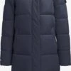Khujo Manteaux Dhiver Manteau D’hiver TIONE Femme Bleu Marine -Khujo a74a5d87948220d890f111d0b4fbc54c