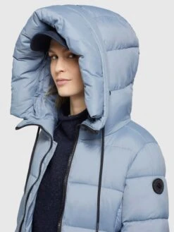 Khujo Manteaux Dhiver Manteau D’hiver Tuula Femme Bleu Fumé -Khujo a771e170072a09d374c0cd1b64939c45