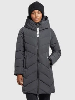 Khujo Manteaux Dhiver Manteau D’hiver Formin Femme Graphite -Khujo a7e8036b94de035836853d21cadff53d