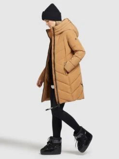 Khujo Manteaux Dhiver Manteau D’hiver Formin Femme Safran -Khujo aa77494456091537c307fb9d6f30209f