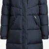 Khujo Manteaux Dhiver Manteau D’hiver Shimanta 2 Femme Bleu Foncé -Khujo ace7fd661a07477a6fd09af42200ae23