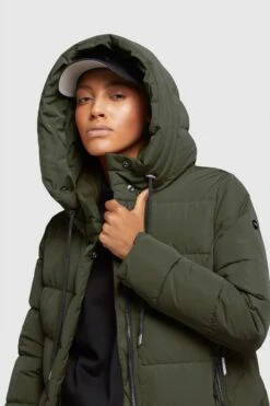 Khujo Manteaux Dhiver Manteau D’hiver Gamber Femme Vert Foncé 16 Khujo Manteaux Dhiver Manteau D’hiver Gamber Femme Vert Foncé -Khujo addf357708a67a5c5ab0ca1c91bc7c8c