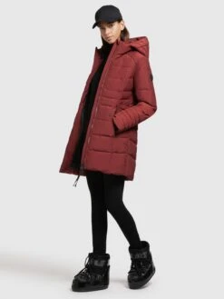 Khujo Manteaux Courts Manteau Mi-saison Amaray 3 Femme Rouge Rubis 15 Khujo Manteaux Courts Manteau Mi-saison Amaray 3 Femme Rouge Rubis -Khujo ae2d74f007541ca3b75faf87c76095d8