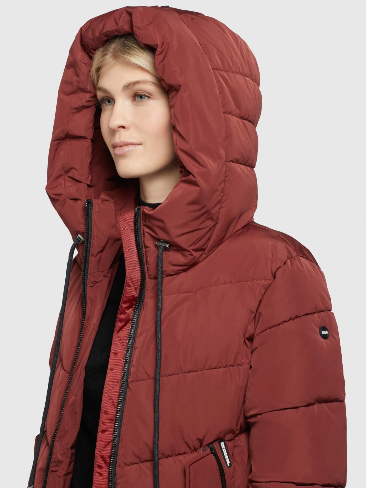 Khujo Manteaux De Mi-saison Manteau Mi-saison Klayd Femme Rouge Foncé 9 Khujo Manteaux De Mi-saison Manteau Mi-saison Klayd Femme Rouge Foncé – Image 7