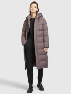 Khujo Manteaux Dhiver Manteau D’hiver Julina Femme Mauve -Khujo b06208275d1029c4d1896f5137111a82