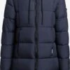 Khujo Manteaux Dhiver Manteau D’hiver Youma Femme Bleu Marine