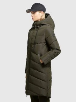 Khujo Manteaux Dhiver Manteau D’hiver Huba Femme Vert Foncé -Khujo b1ebf261117352dedf03fad80b408042