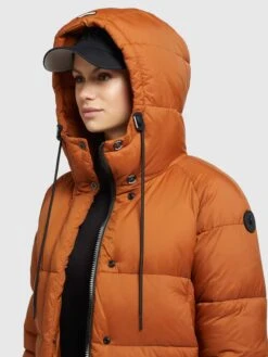 Khujo Vestes Dhiver Veste D’hiver Franee Femme Orange Foncé -Khujo b273a91543e505a7b5e4c2bceb52c625