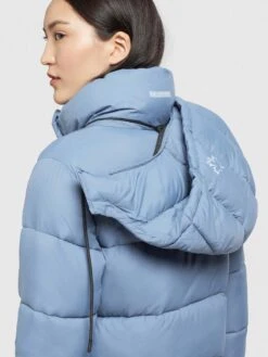 Khujo Manteaux Dhiver Manteau D’hiver Julina Femme Bleu Clair -Khujo b4554fb3d9b5e717f9c684175b9dc1f6