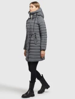 Khujo Manteaux Dhiver Manteau D’hiver Niana Femme Anthracite -Khujo b50b4ead99005d37fc3db006cc1b13e6