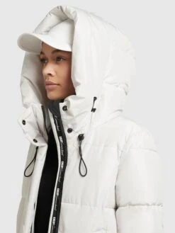 Khujo Manteaux De Mi-saison Manteau Mi-saison Soulani Femme Blanc Cassé -Khujo b74c87407646c0a2b982e700189c443c