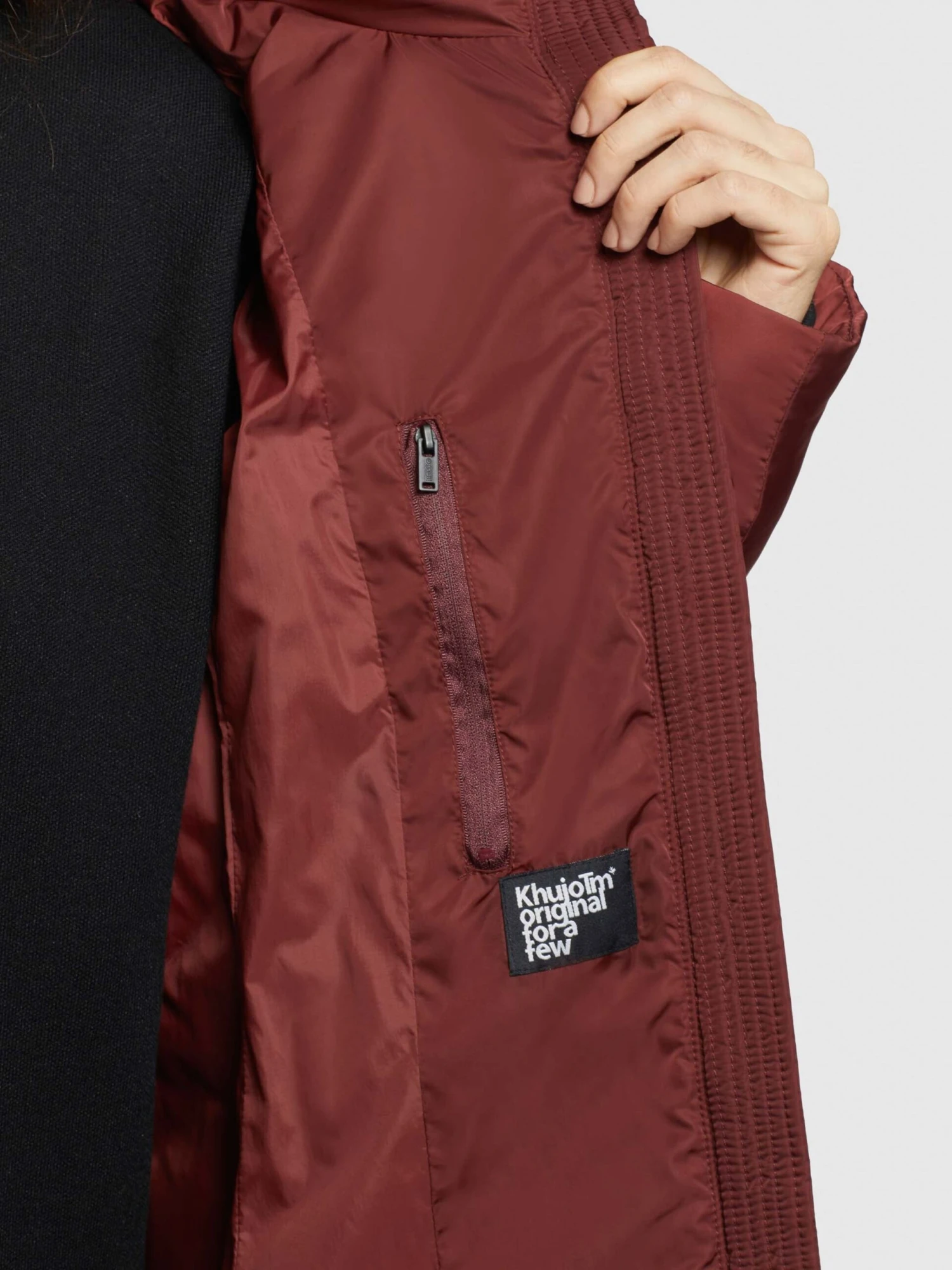 Khujo Manteaux Dhiver Manteau D’hiver HAZELLE Femme Rouge Rouille 10 Khujo Manteaux Dhiver Manteau D’hiver HAZELLE Femme Rouge Rouille – Image 8