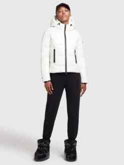 Khujo Vestes Dhiver Veste D’hiver Fala Femme Blanc -Khujo bc15f2f23b299a0126f24e08591460ee
