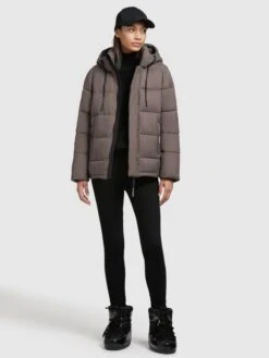 Khujo Vestes Dhiver Veste D’hiver Evona Femme Marron -Khujo bd1363aebc4671cd8a537cbc0c2f2df3