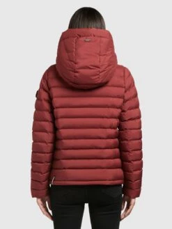 Khujo Vestes De Mi-saison Veste Mi-saison Lovina Femme Rouge Foncé -Khujo bd23404513ed7c1cfc93c85710281615