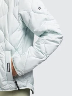 Khujo Vestes De Mi-saison Veste Mi-saison Alma Femme Vert Clair -Khujo be04029a597cd3b1fd41622c2adecb9c