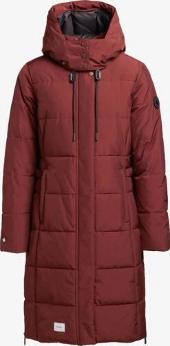 Khujo Manteaux Dhiver Manteau D’hiver Cliv Femme Rouge Rouille