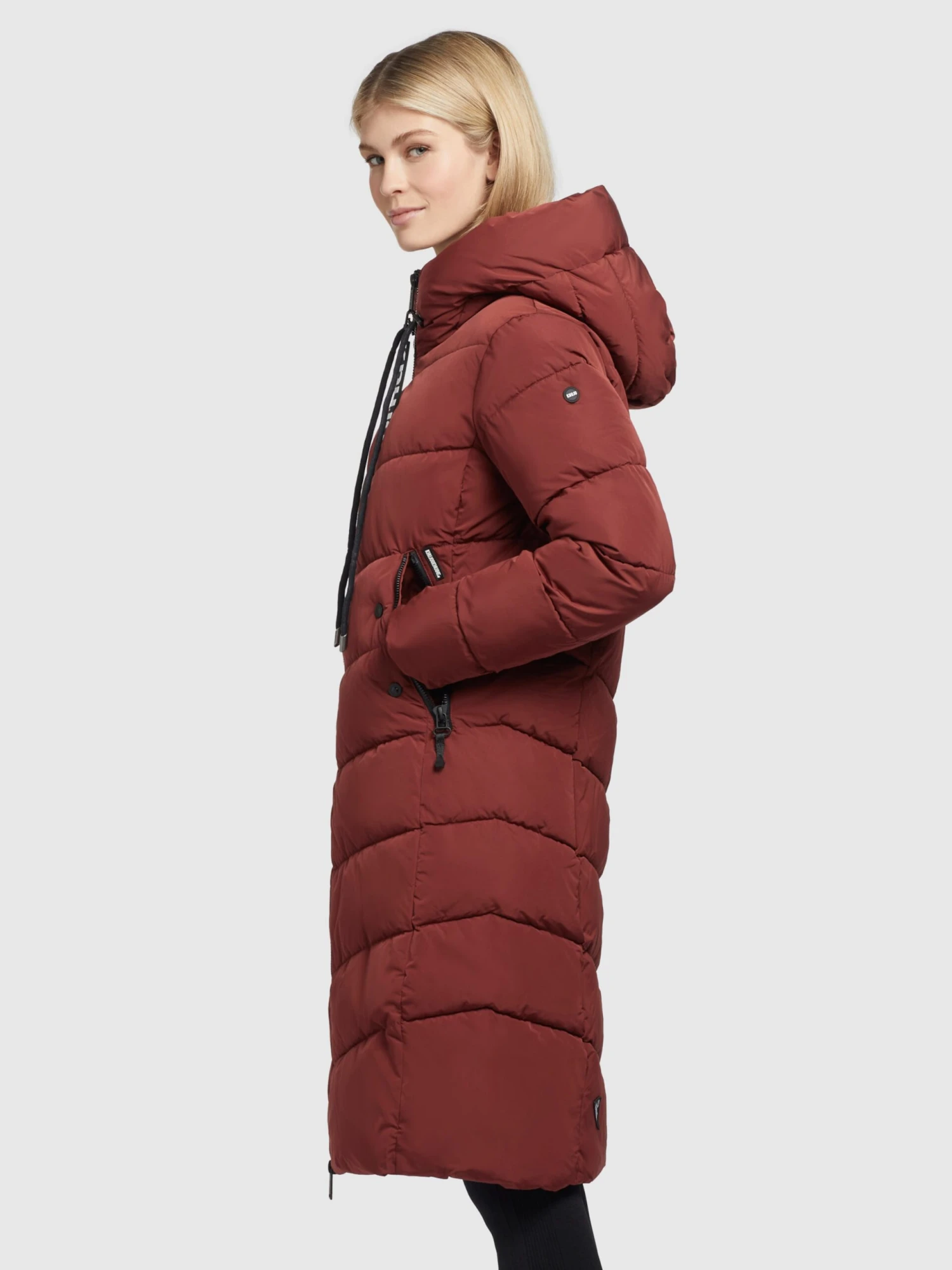 Khujo Manteaux De Mi-saison Manteau Mi-saison Klayd Femme Rouge Foncé 7 Khujo Manteaux De Mi-saison Manteau Mi-saison Klayd Femme Rouge Foncé – Image 5