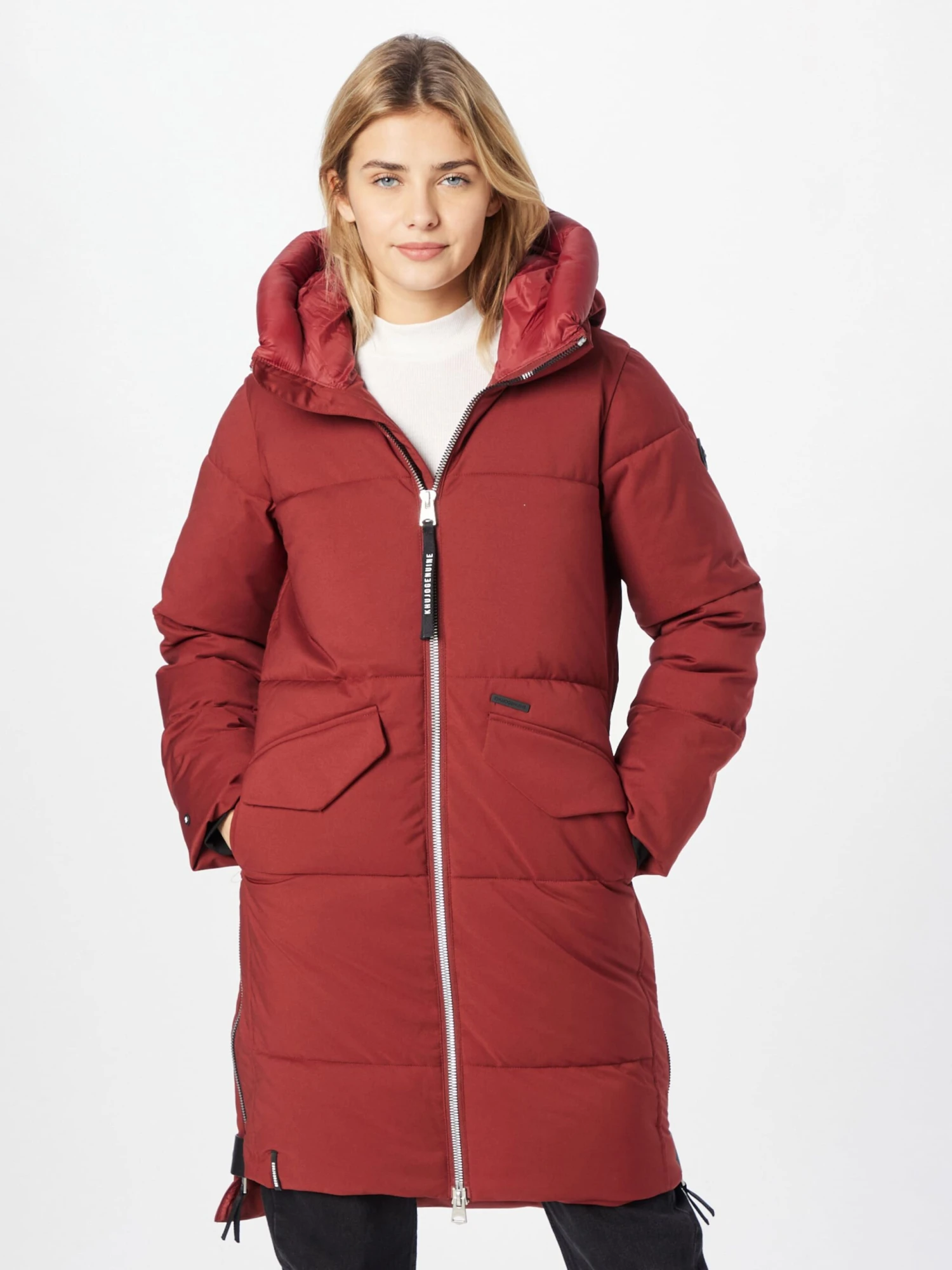 Khujo Manteaux Dhiver Manteau D’hiver Aniva Femme Rouge Carmin 4 Khujo Manteaux Dhiver Manteau D’hiver Aniva Femme Rouge Carmin – Image 2