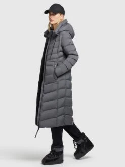 Khujo Manteaux Dhiver Manteau D’hiver Ingram Femme Anthracite -Khujo c38f3e03c522818ab3b7b21b58c57867