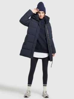 Khujo Manteaux Courts Manteau D’hiver Wente Femme Bleu Foncé -Khujo c6413181485b4a165ef57e9d5a310db6