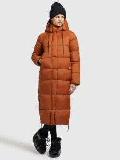 Khujo Manteaux Dhiver Manteau D’hiver LAMERA Femme Orange -Khujo c7dd09fd2e892ff4a1a8cf5771bc7aad