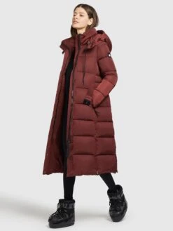 Khujo Manteaux Dhiver Manteau D’hiver HAZELLE Femme Rouge Rouille 15 Khujo Manteaux Dhiver Manteau D’hiver HAZELLE Femme Rouge Rouille -Khujo c8015ddca42489adb5f48eb35f2bb02e