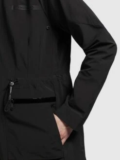 Khujo Parkas Parka Mi-saison Femme Noir -Khujo c82435969e05bdac09f7d744355bab41