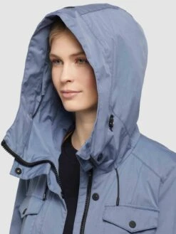 Khujo Parkas Parka Mi-saison ELST Femme Bleu -Khujo c9700c298446965676b08104afcd5573