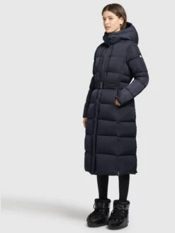 Khujo Manteaux Dhiver Manteau D’hiver Femme Bleu Nuit -Khujo cc8b726d58ed16251ccd092900719cd9