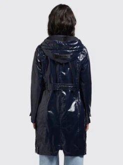 Khujo Manteaux De Pluie Manteau Mi-saison Alecia Femme Bleu Nuit -Khujo cd278bf1c20b4c2df6e599f81f83da4c
