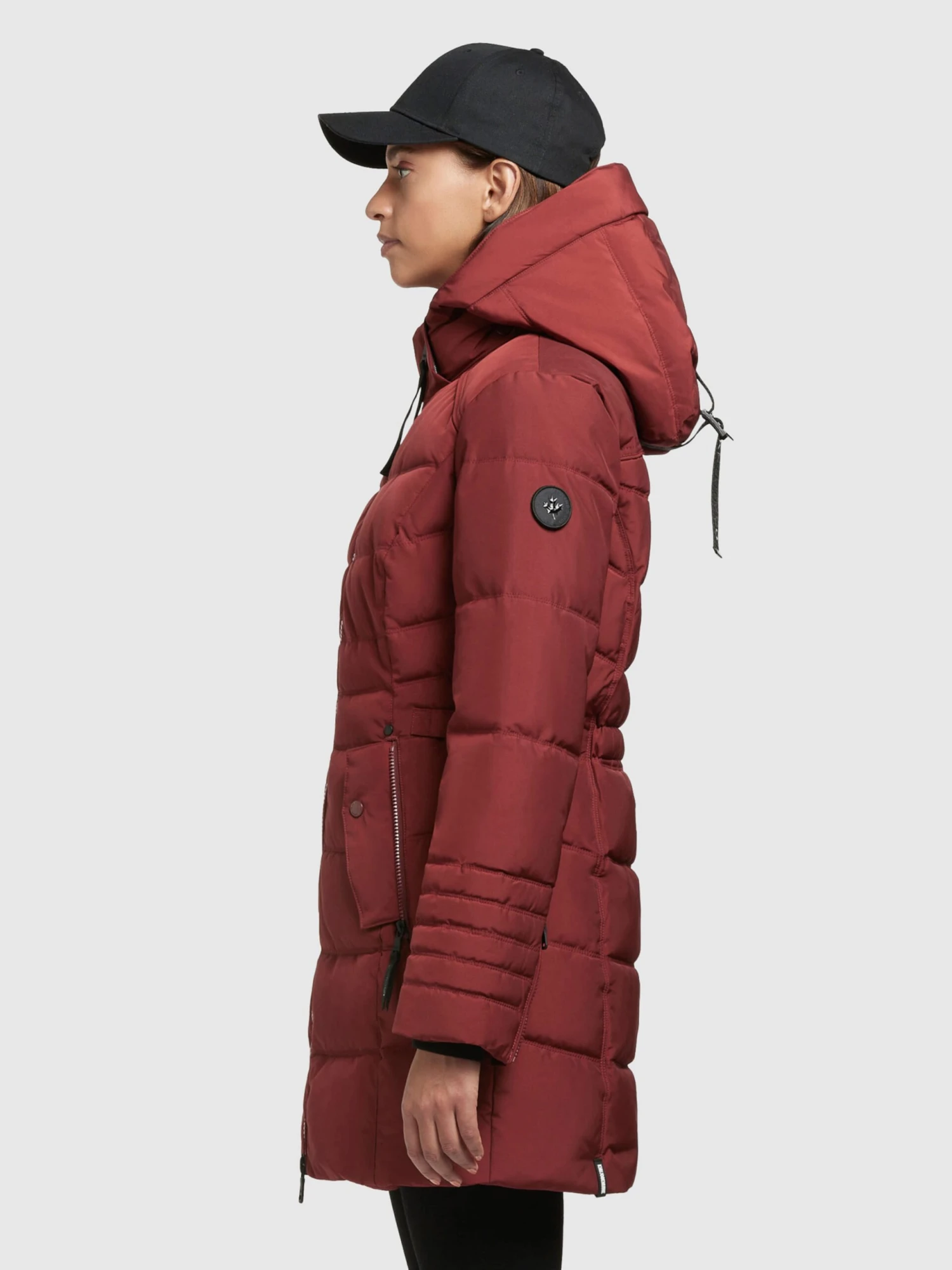 Khujo Manteaux Courts Manteau Mi-saison Amaray 3 Femme Rouge Rubis 7 Khujo Manteaux Courts Manteau Mi-saison Amaray 3 Femme Rouge Rubis – Image 5