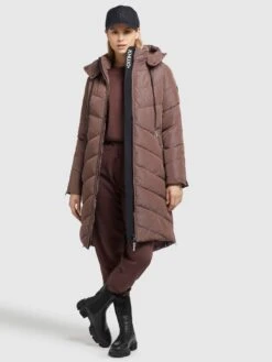 Khujo Manteaux Dhiver Manteau D’hiver Huba Femme Violet -Khujo cf2fac92bfabc4ca85d40cc976463699