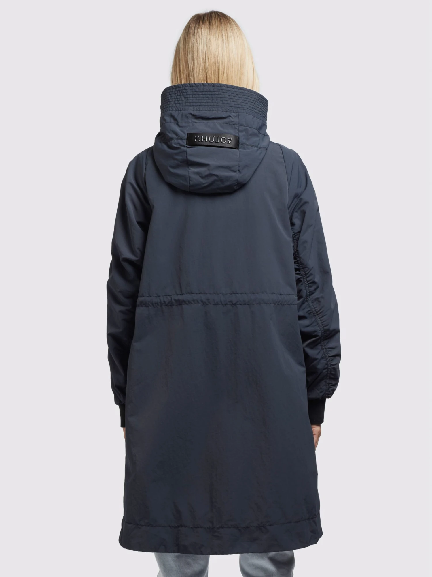 Khujo Manteaux De Mi-saison Manteau Mi-saison SILICA Femme Gris Foncé 6 Khujo Manteaux De Mi-saison Manteau Mi-saison SILICA Femme Gris Foncé – Image 4