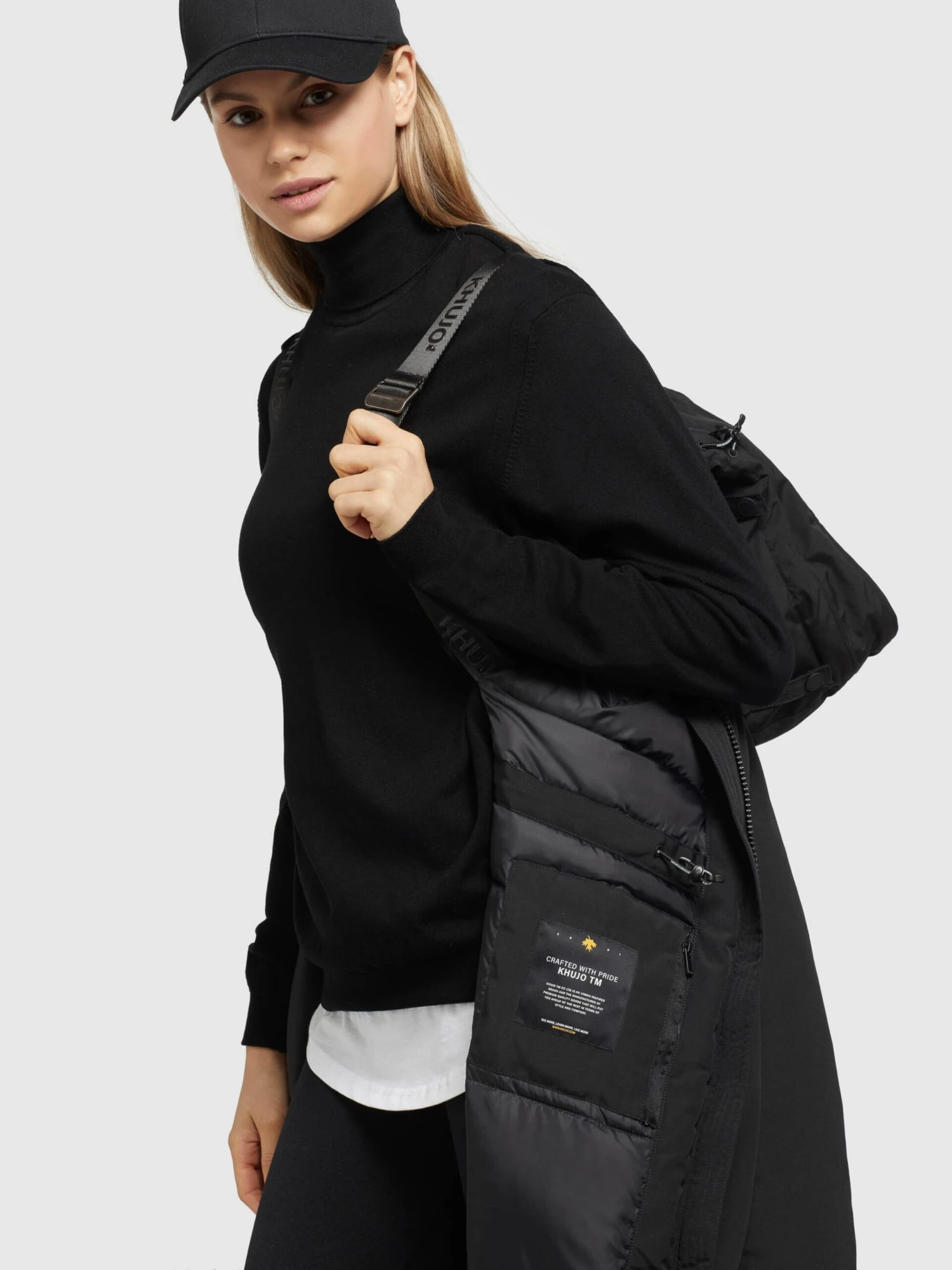 Khujo Manteaux Dhiver Manteau D’hiver ABELLA Femme Noir 10 Khujo Manteaux Dhiver Manteau D’hiver ABELLA Femme Noir – Image 8