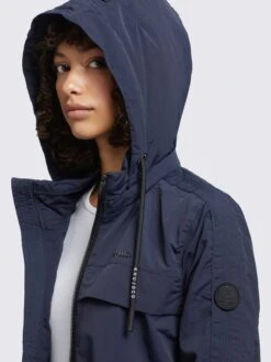 Khujo Manteaux De Mi-saison Manteau Mi-saison Voya3 Femme Bleu Foncé 16 Khujo Manteaux De Mi-saison Manteau Mi-saison Voya3 Femme Bleu Foncé -Khujo d01c9c4c576a928899debfc9ffec7eec