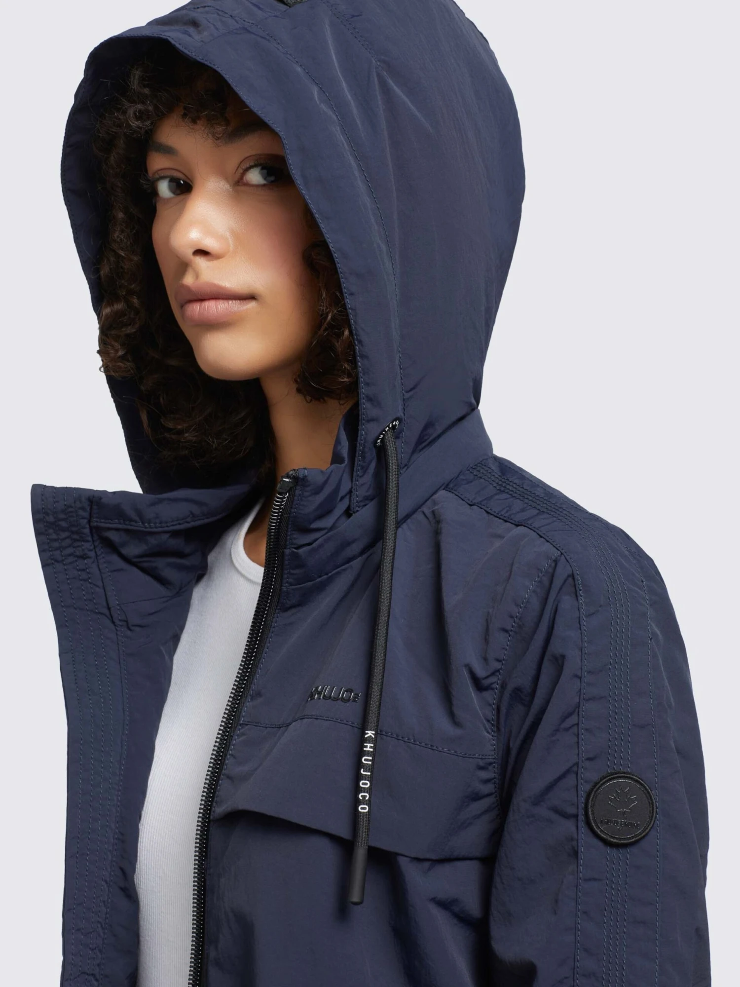 Khujo Manteaux De Mi-saison Manteau Mi-saison Voya3 Femme Bleu Foncé 9 Khujo Manteaux De Mi-saison Manteau Mi-saison Voya3 Femme Bleu Foncé – Image 7