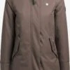 Khujo Parkas Parka Mi-saison LARIA Femme Marron -Khujo d2d6ccb4e3294678ca3b9be77ba31250