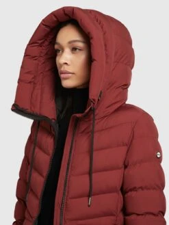 Khujo Manteaux Courts Manteau D’hiver Tuhani Femme Rouge Rouille -Khujo d38ed87ea21c56a09d67cfb93edeb6c1