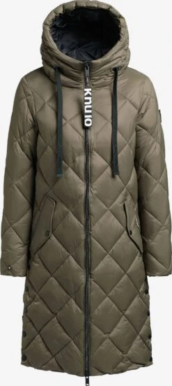 Khujo Manteaux Dhiver Manteau D’hiver LENNJA Femme Kaki