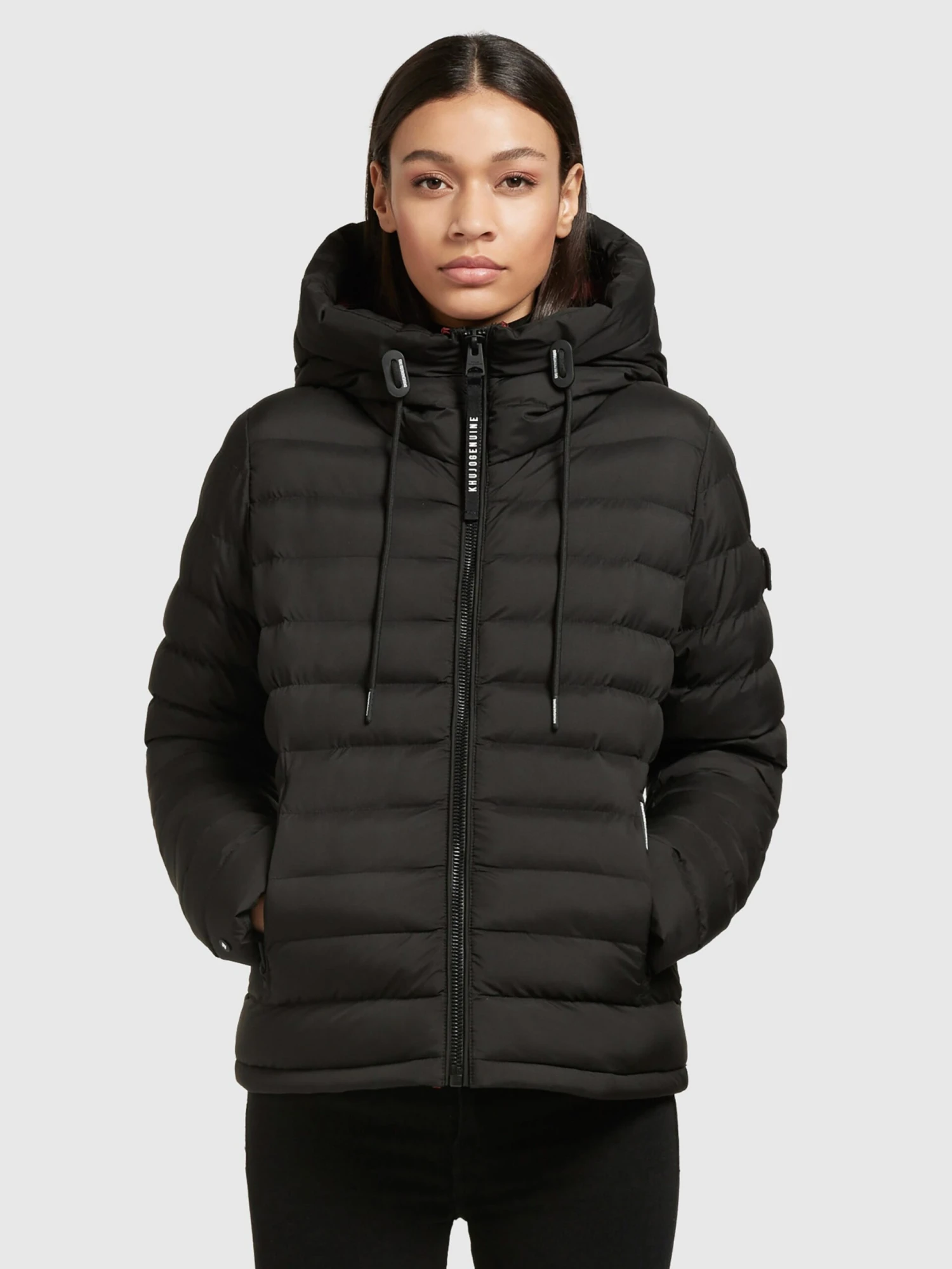 Khujo Vestes De Mi-saison Veste Mi-saison Lovina Femme Noir 4 Khujo Vestes De Mi-saison Veste Mi-saison Lovina Femme Noir – Image 2