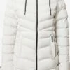 Khujo Vestes De Mi-saison Veste Mi-saison TUHANI Femme Blanc -Khujo d8d882e31246ea86409430e1ab135174