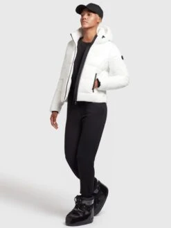 Khujo Vestes Dhiver Veste D’hiver Fala Femme Blanc -Khujo d9c6beeea9ad7414f521f9c684ba95e3