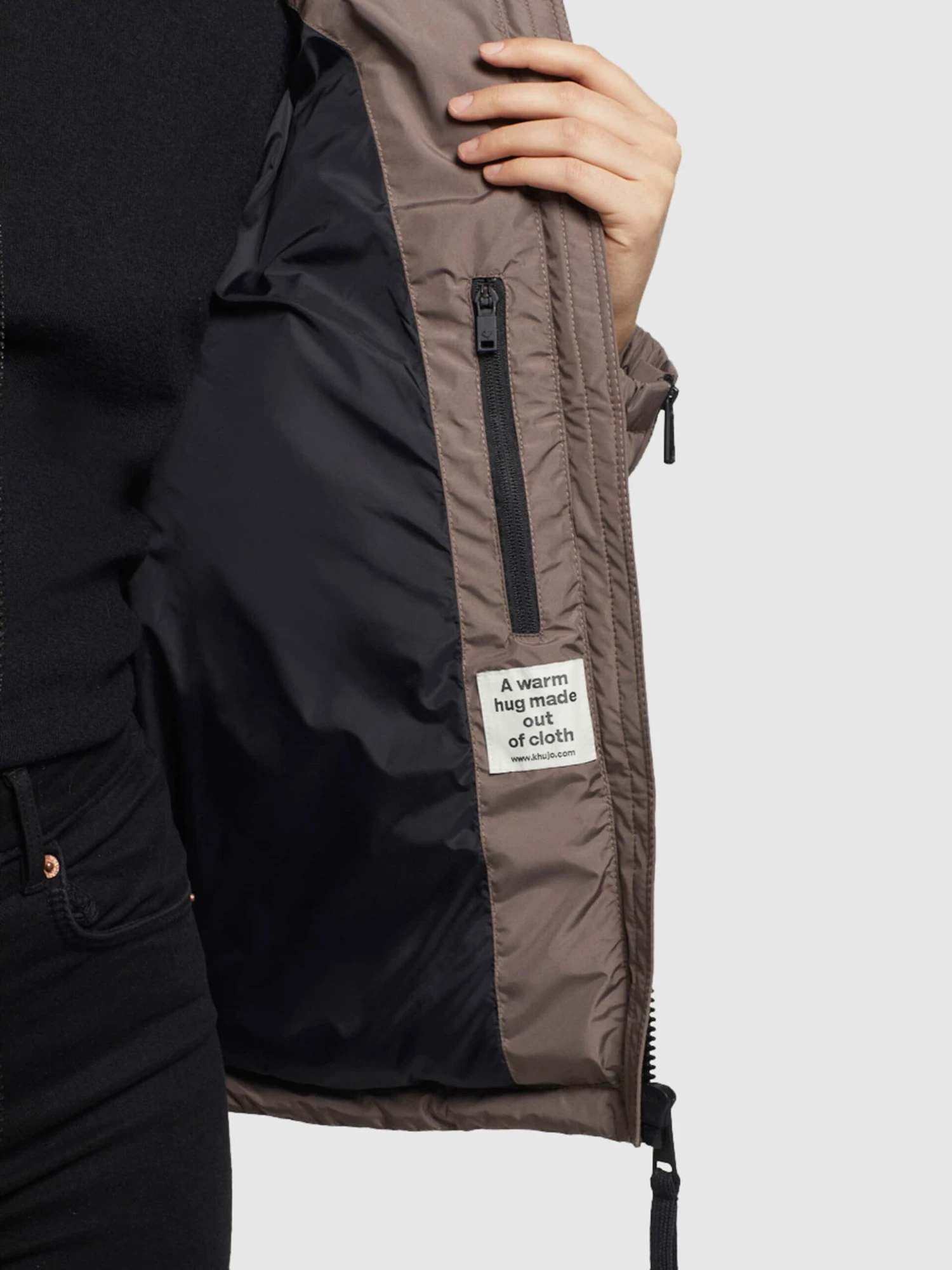 Khujo Vestes Dhiver Veste D’hiver Esila Femme Moka 10 Khujo Vestes Dhiver Veste D’hiver Esila Femme Moka – Image 8