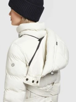 Khujo Manteaux Dhiver Manteau D’hiver OLALLA MATT Femme Blanc Cassé -Khujo dc99dca23e4e9b35bfdde8c93f5db436