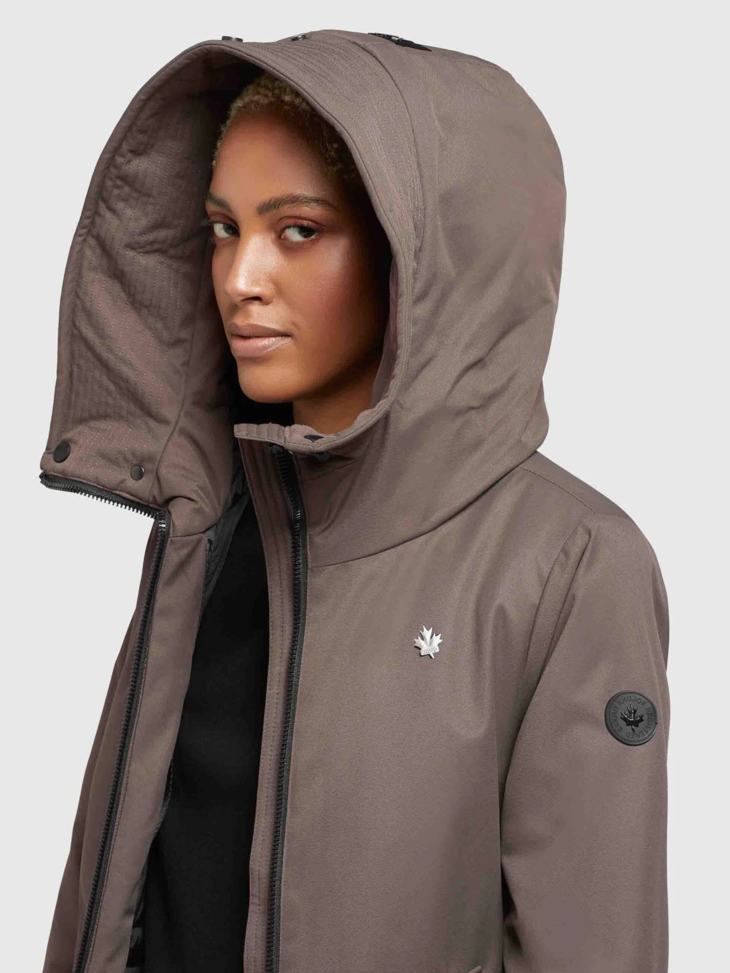 Khujo Manteaux De Mi-saison Manteau Mi-saison Lisad Femme Moka 9 Khujo Manteaux De Mi-saison Manteau Mi-saison Lisad Femme Moka – Image 7