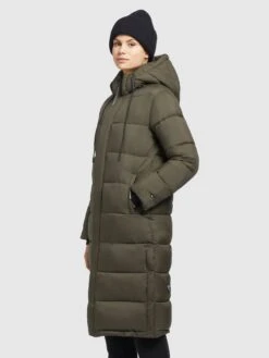 Khujo Manteaux Dhiver Manteau D’hiver Julina Femme Kaki -Khujo e61a770c8240f6d6ae0f734734e5b76a